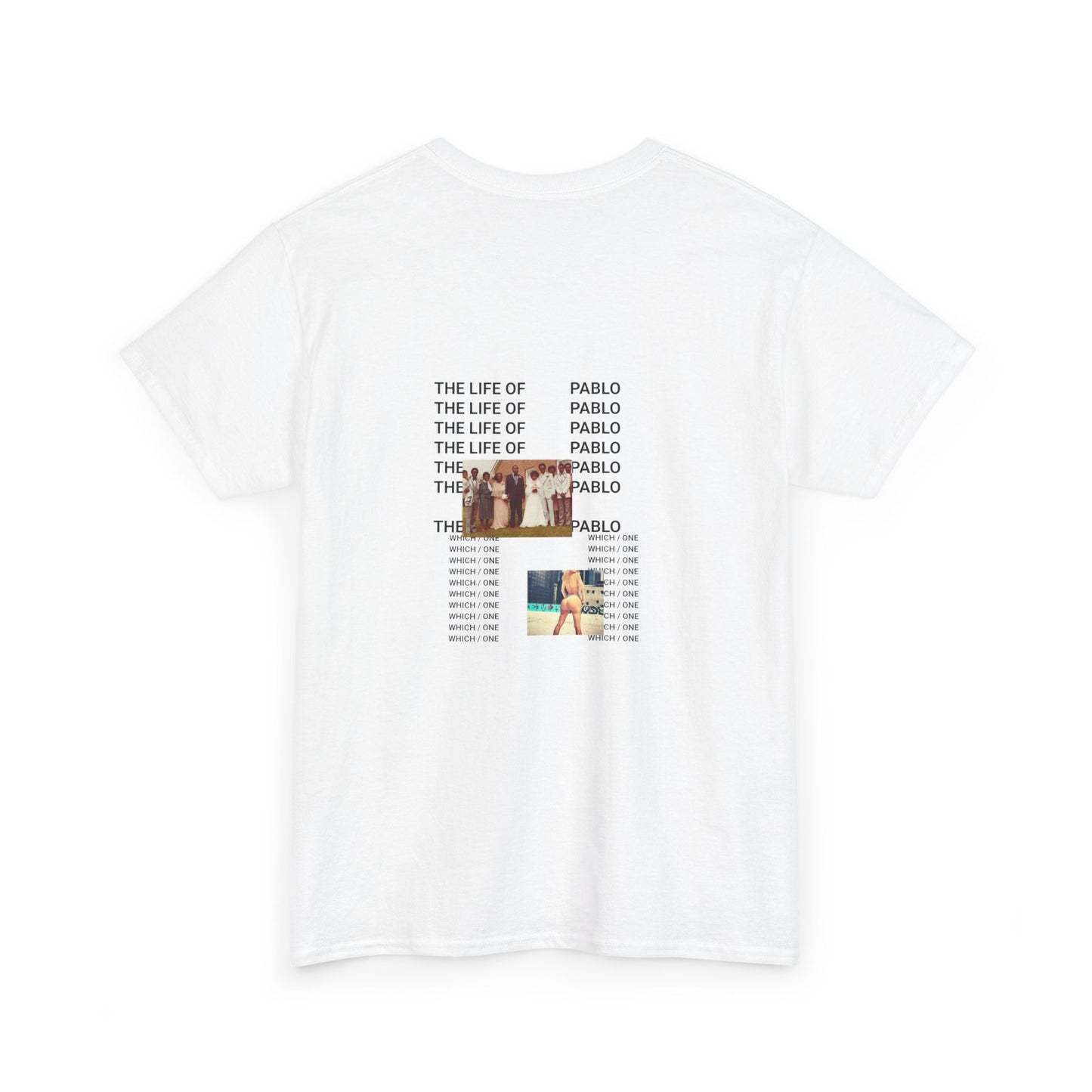 Back Design The Life Of Pablo Tee