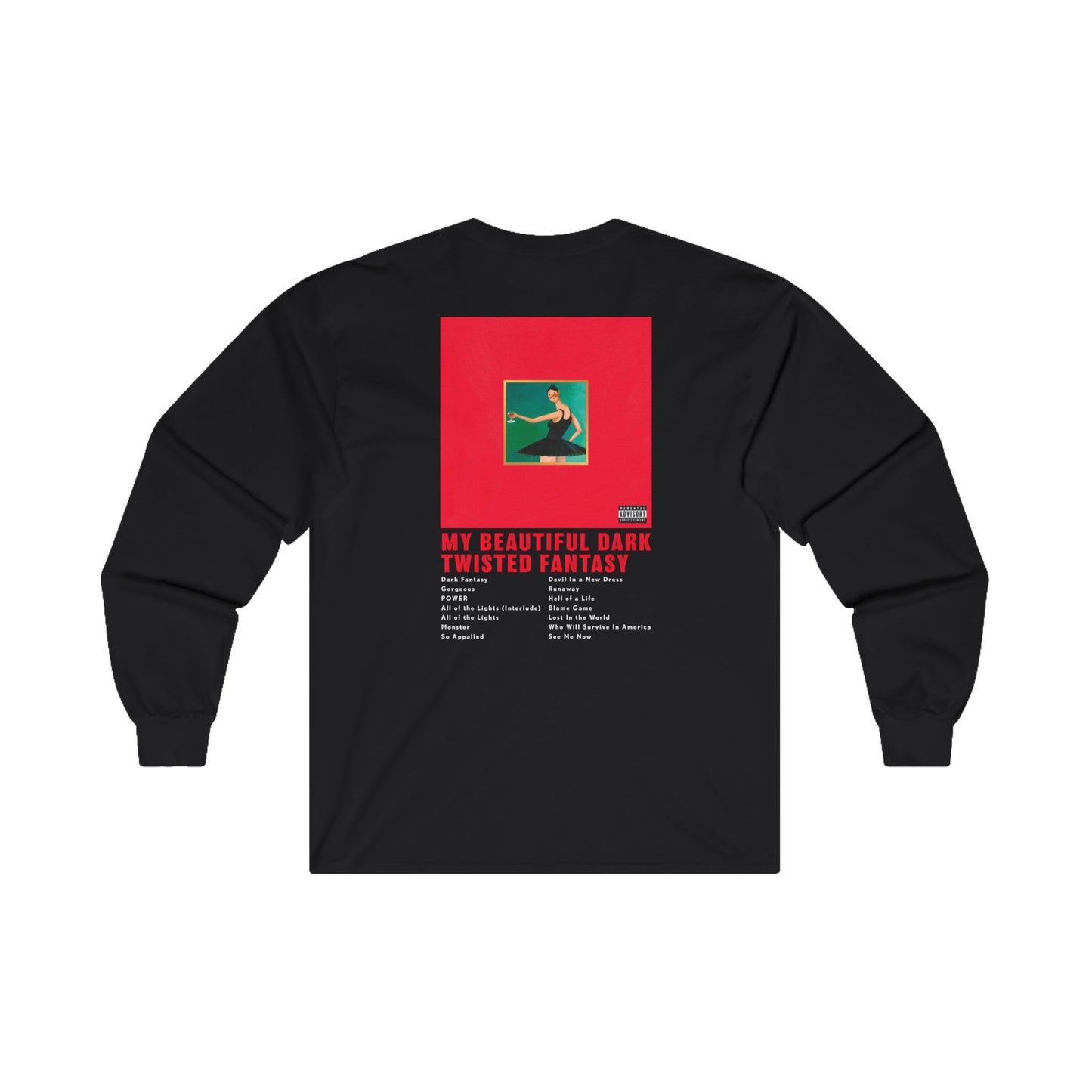 Double Sided MBDTF Long Sleeve (Extra 6$ for double sided print)