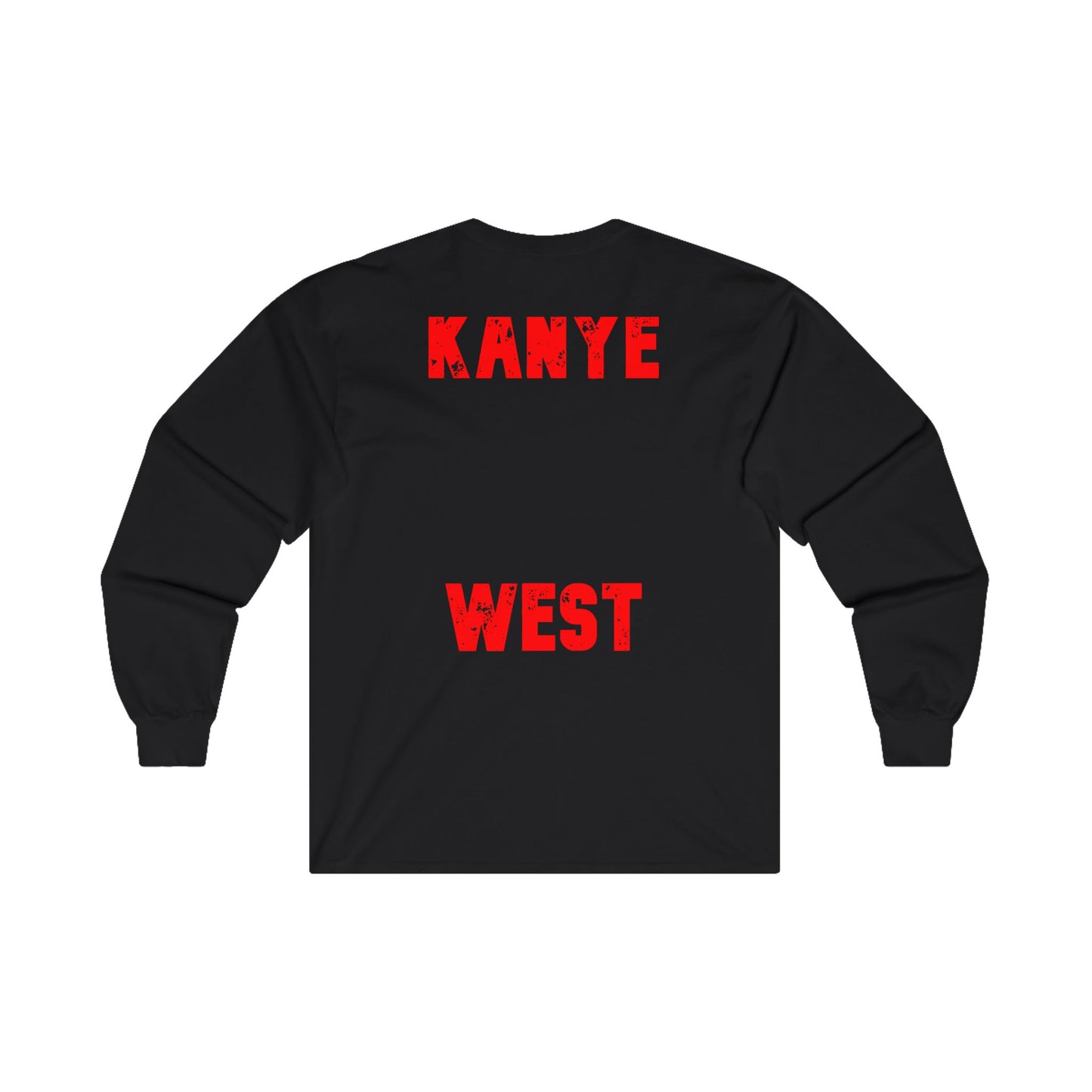 Back Design Red Text Long Sleeve